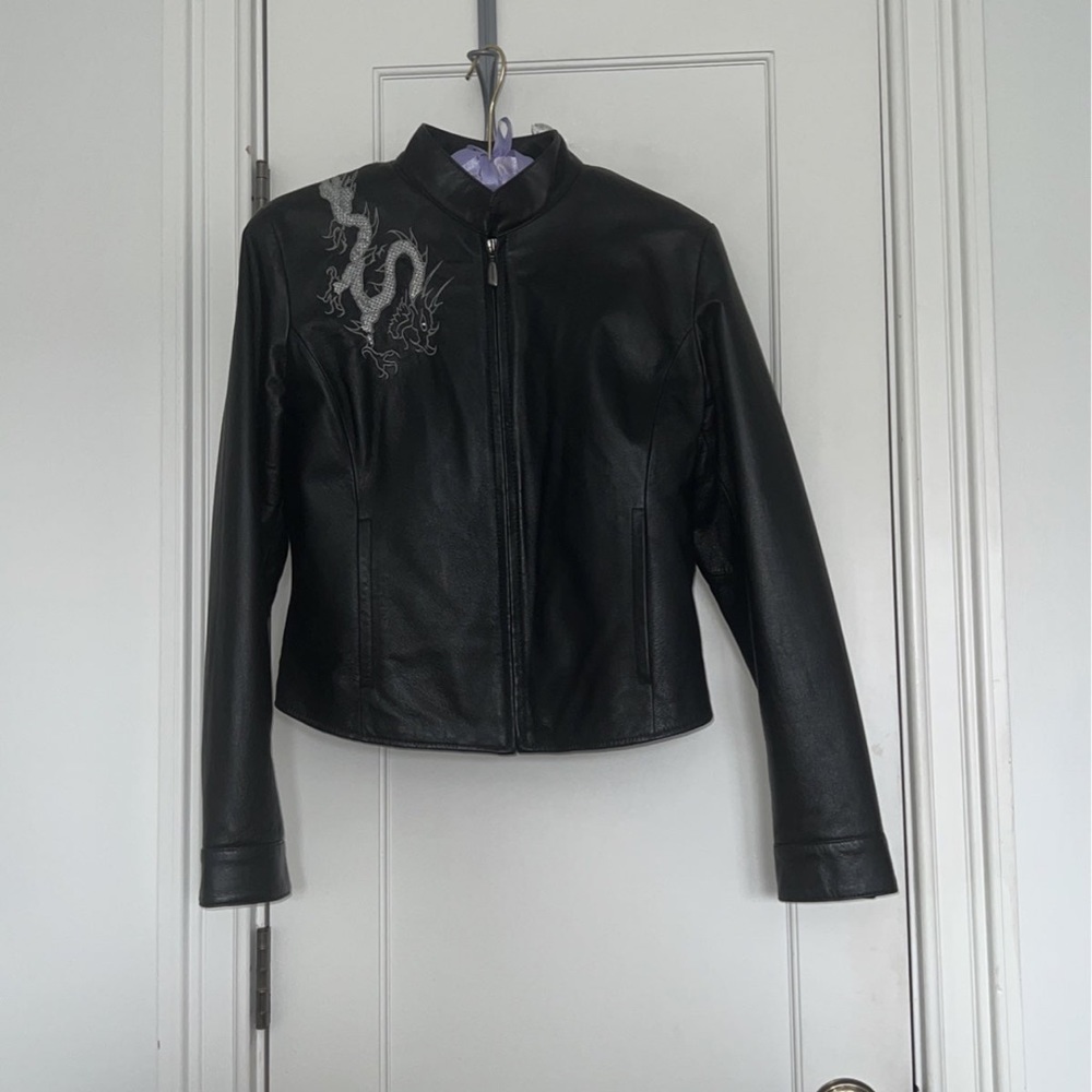Italian skin leather jacket